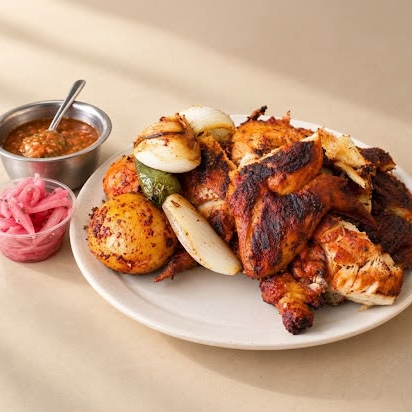 1 POLLO GRANDE ASADO AL CARBON