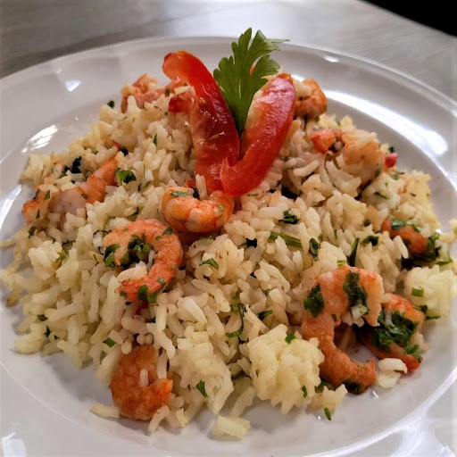 Arroz con camarones