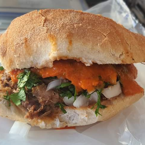Torta Birria de Res