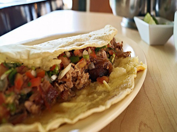 Taco de Harina Jumbo de Bistec