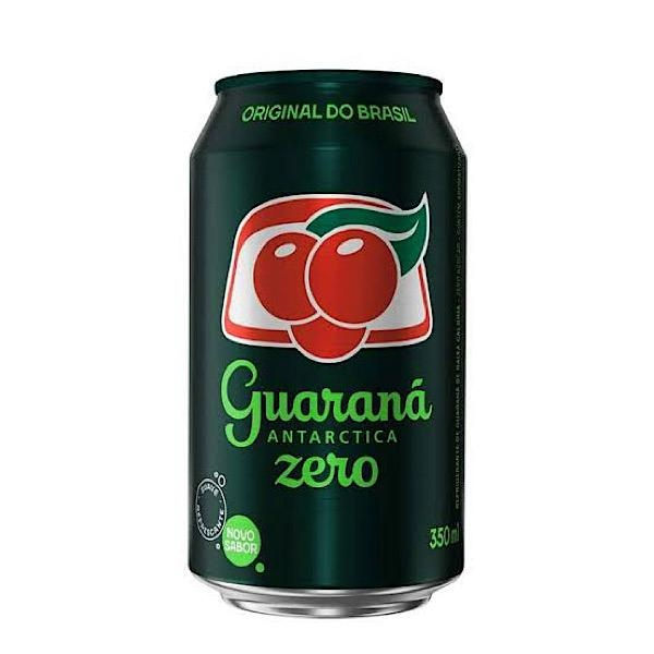 Refrigerante lata guaraná zero 350 ml.