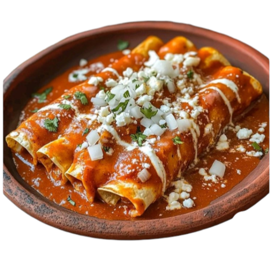 Enchiladas Rojas Sencillas