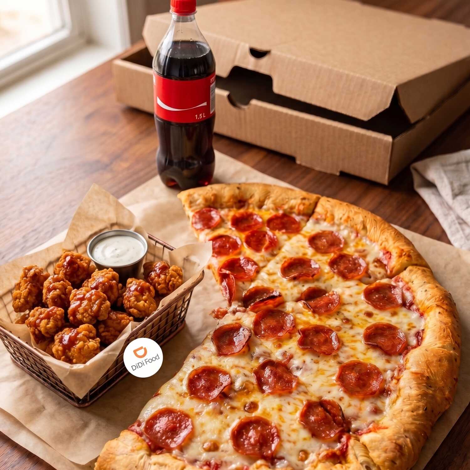 Pizza + Boneless + Soda