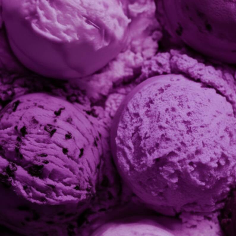 Sorvete feito com jabuticabas frescas, uma mistura mineira incrível