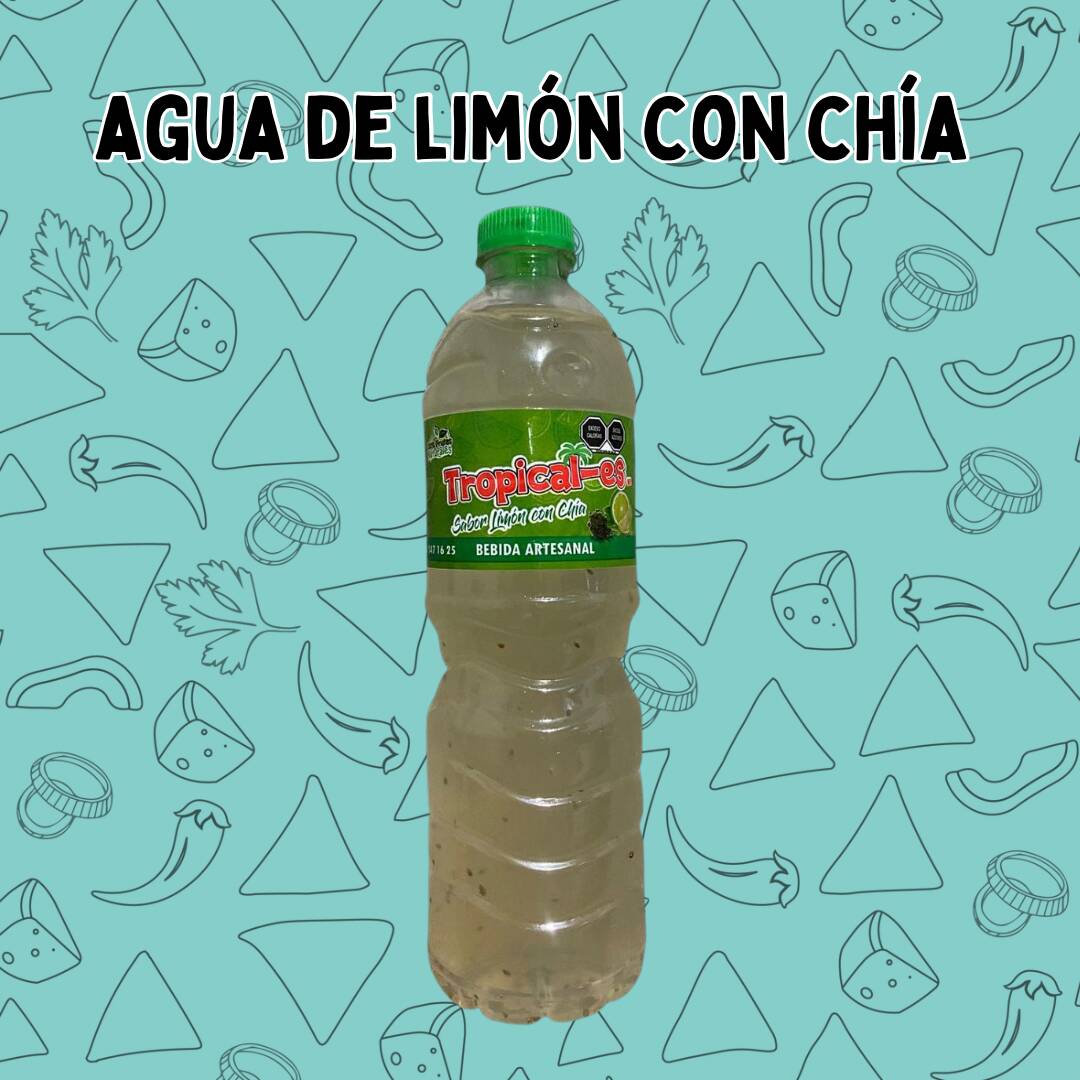 Agua de limón con chía