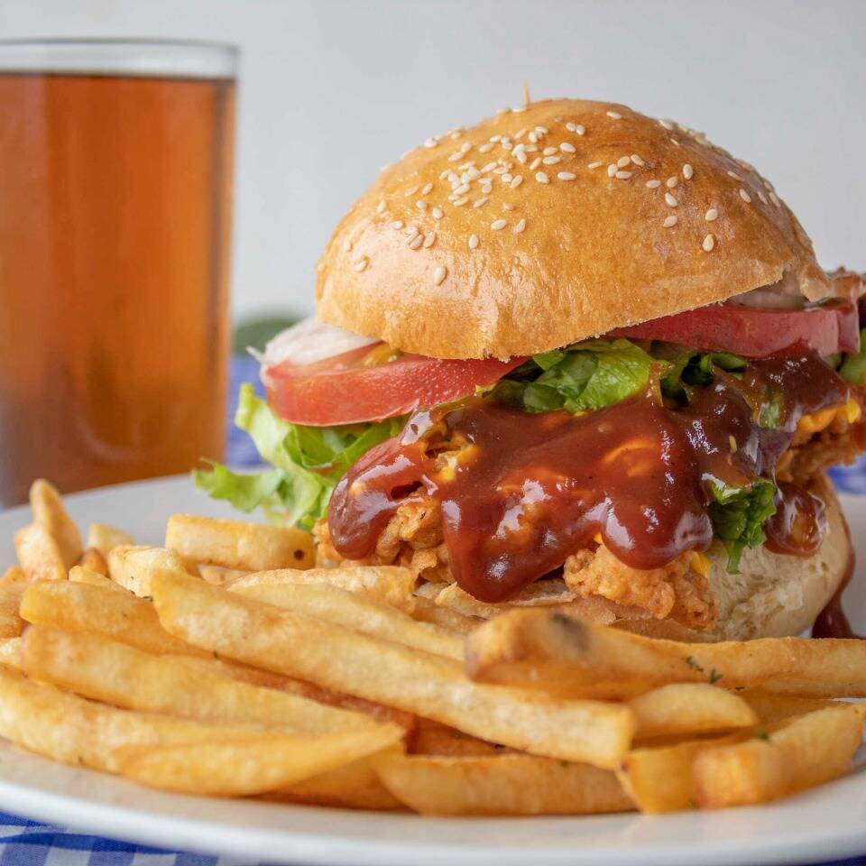 Combo Hamburguesa Pollo Crispy BBQ