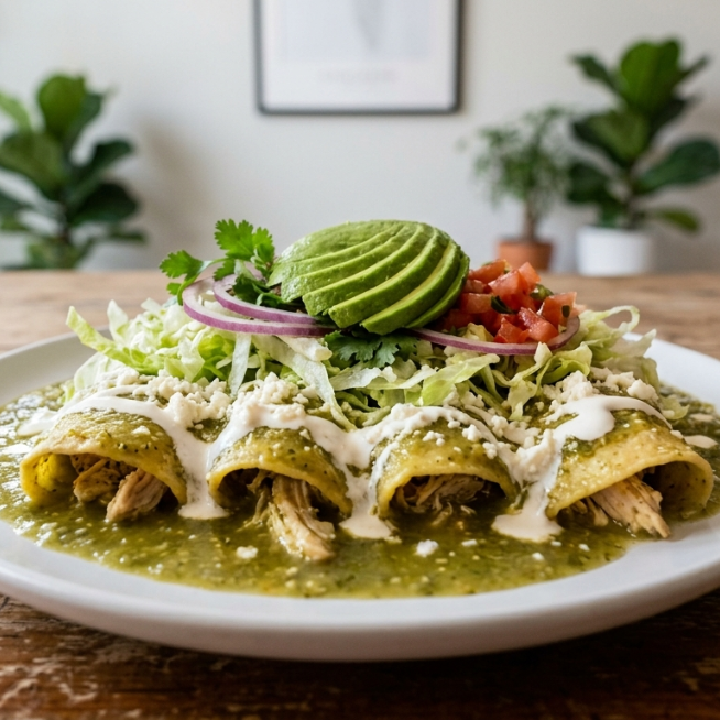 Enchiladas Verdes
