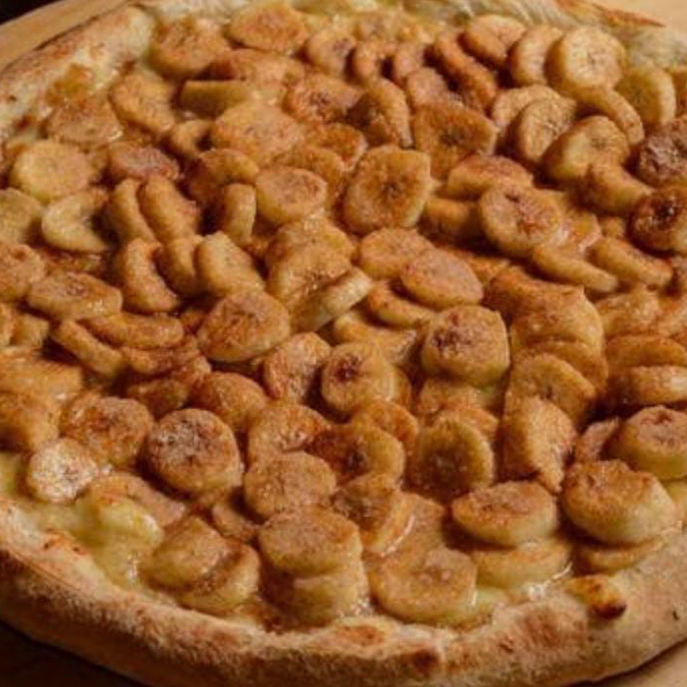 mussarela , banana e canela