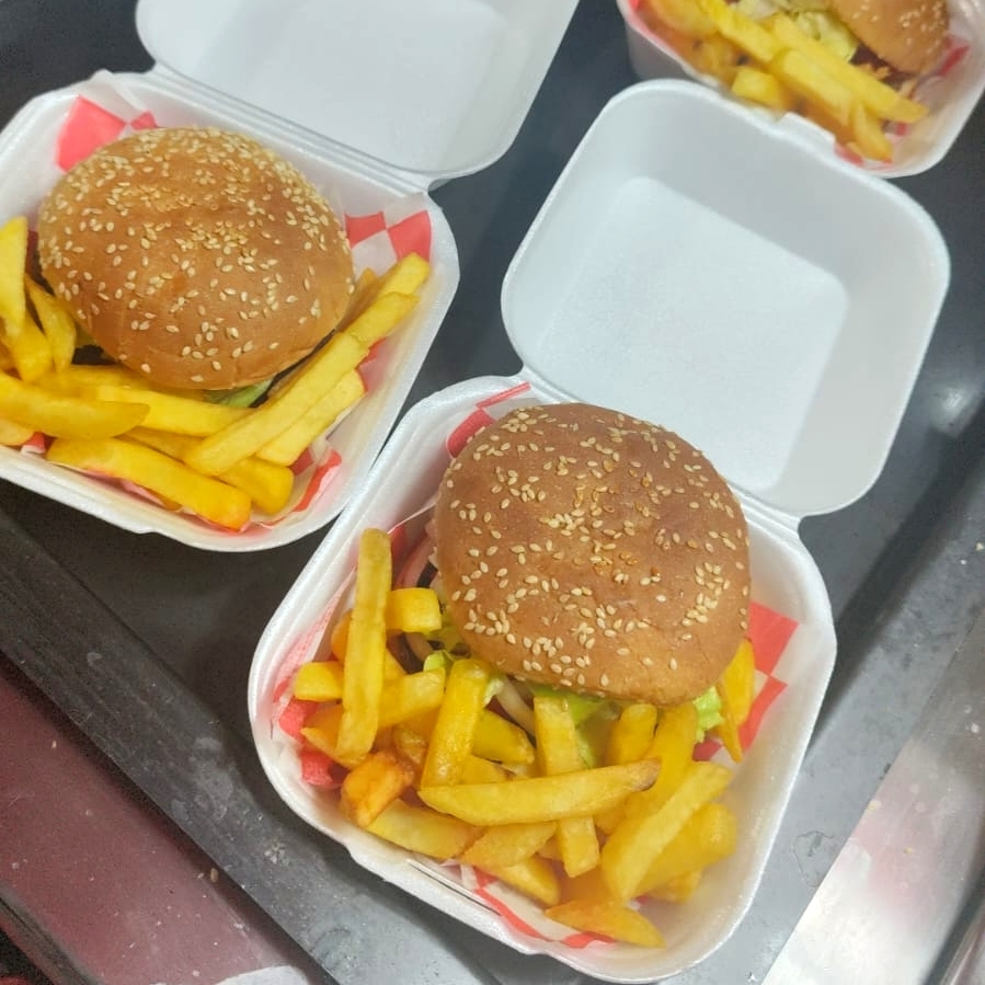 Hamburguesa tocino c/p