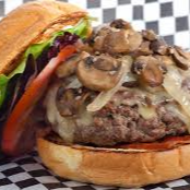 Hamburguesa Champiñones C/ Papas