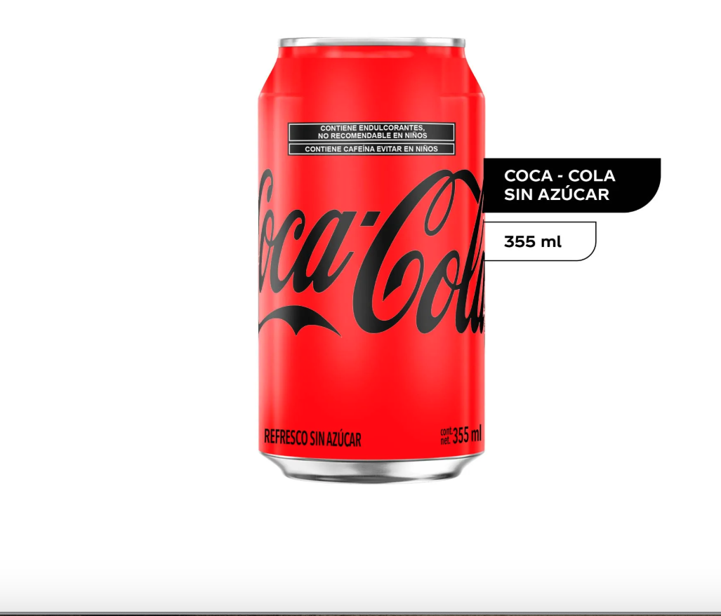 Coca Cola Sin Azúcar