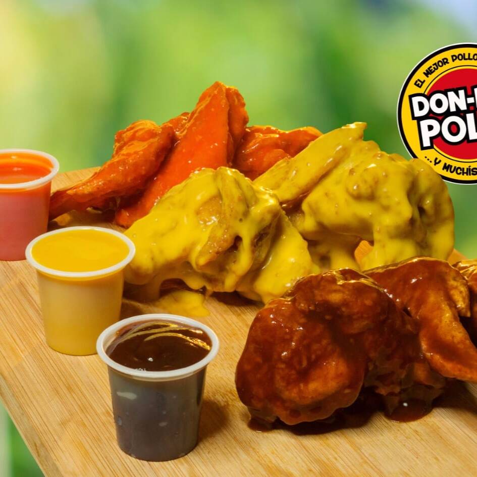 6 Alitas con Salsa BBQ