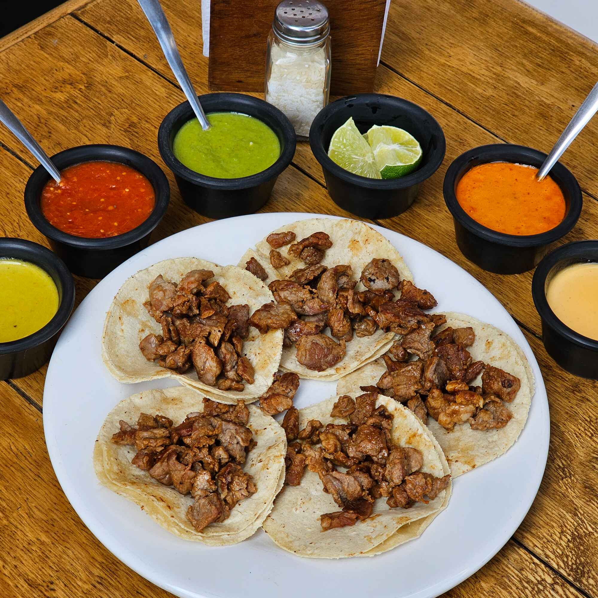 Orden de 5 Tacos de Bistec