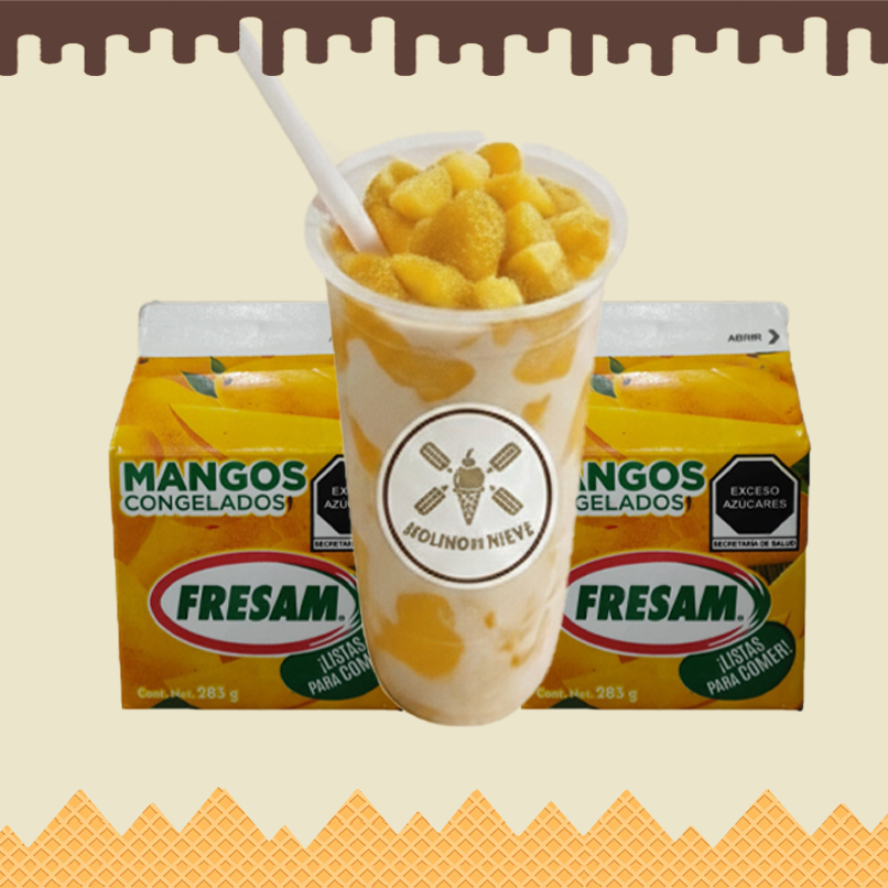 Mangos con Crema de Cajita Grandes