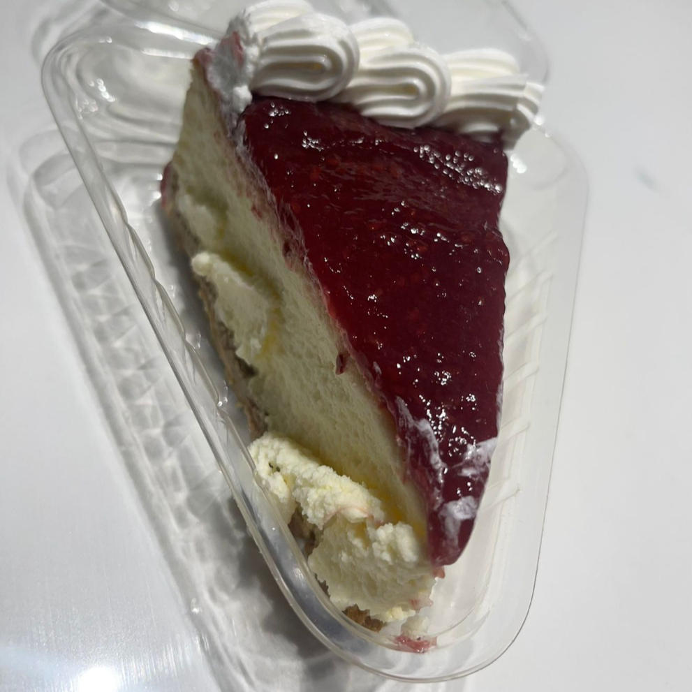 Rebanada Cheesecake de Frambuesa