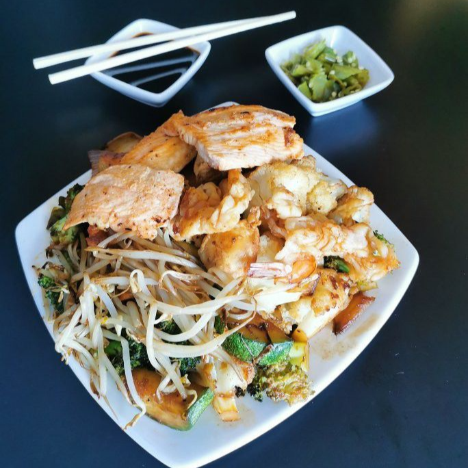 Tepanyaki de Salmón