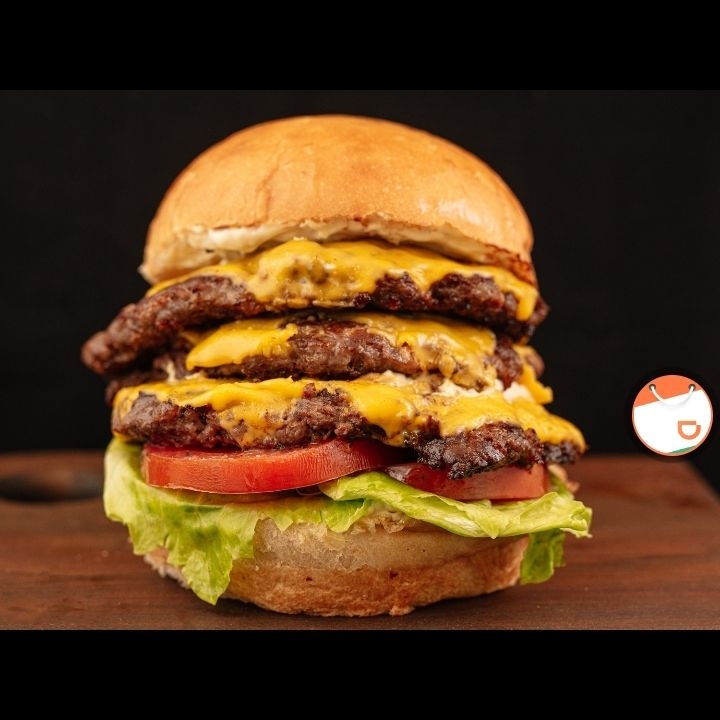 Hamburguesa triple