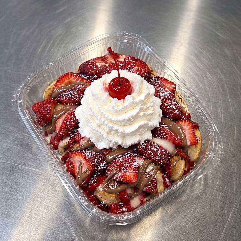 Mini Pancakes NUTELLA Fresa