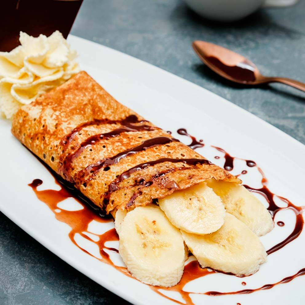 Crepe Nutella® con Plátano (1 pza)