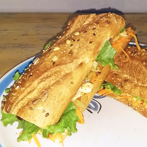 Baguette de Pollo Red Hot o BBQ