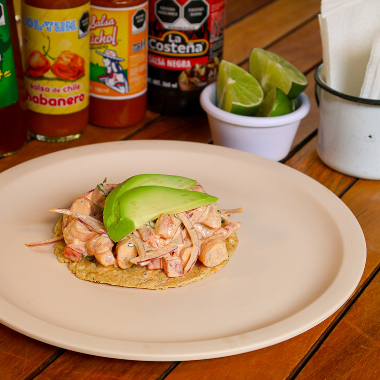 Tostada de Camarón