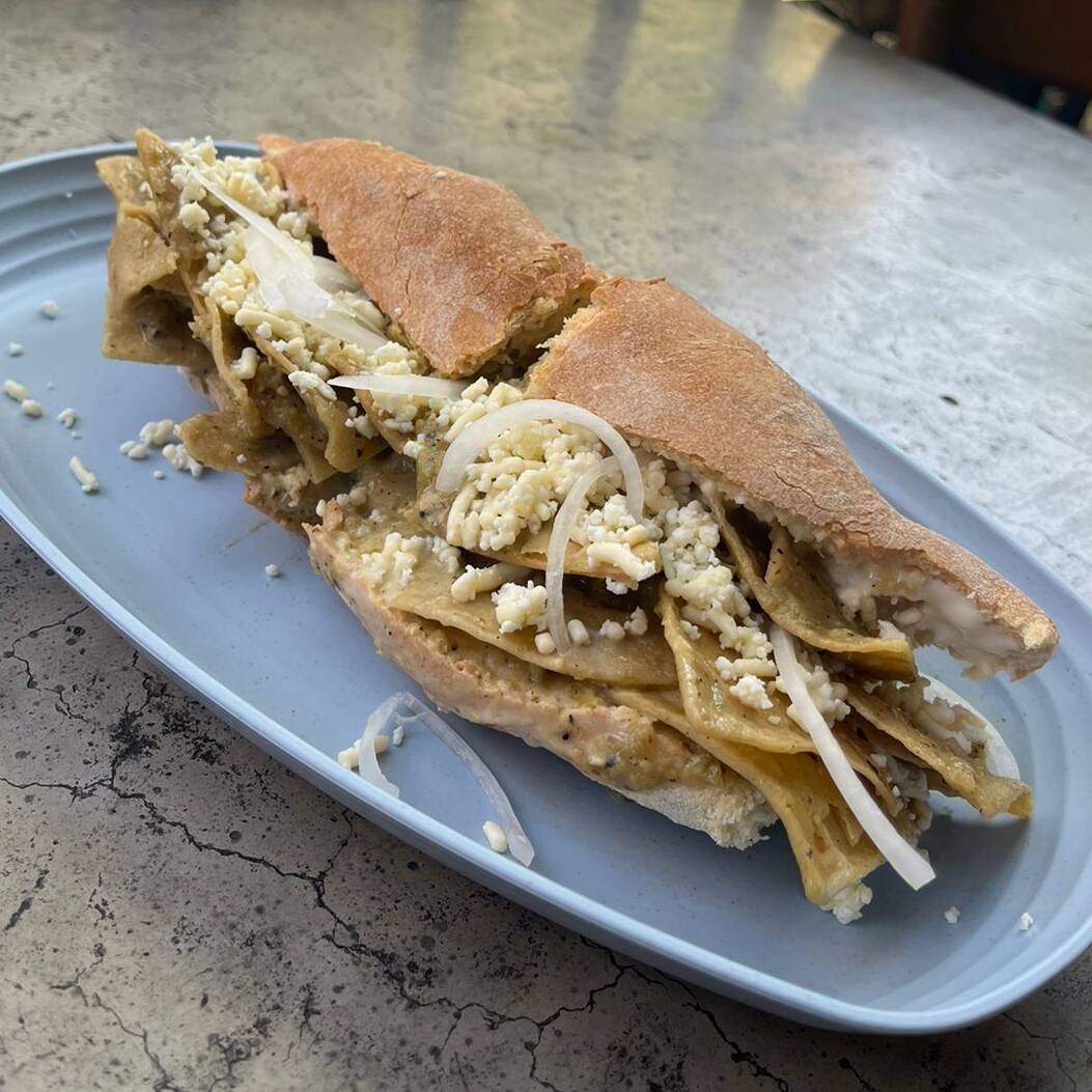 Lonche de Chilaquiles