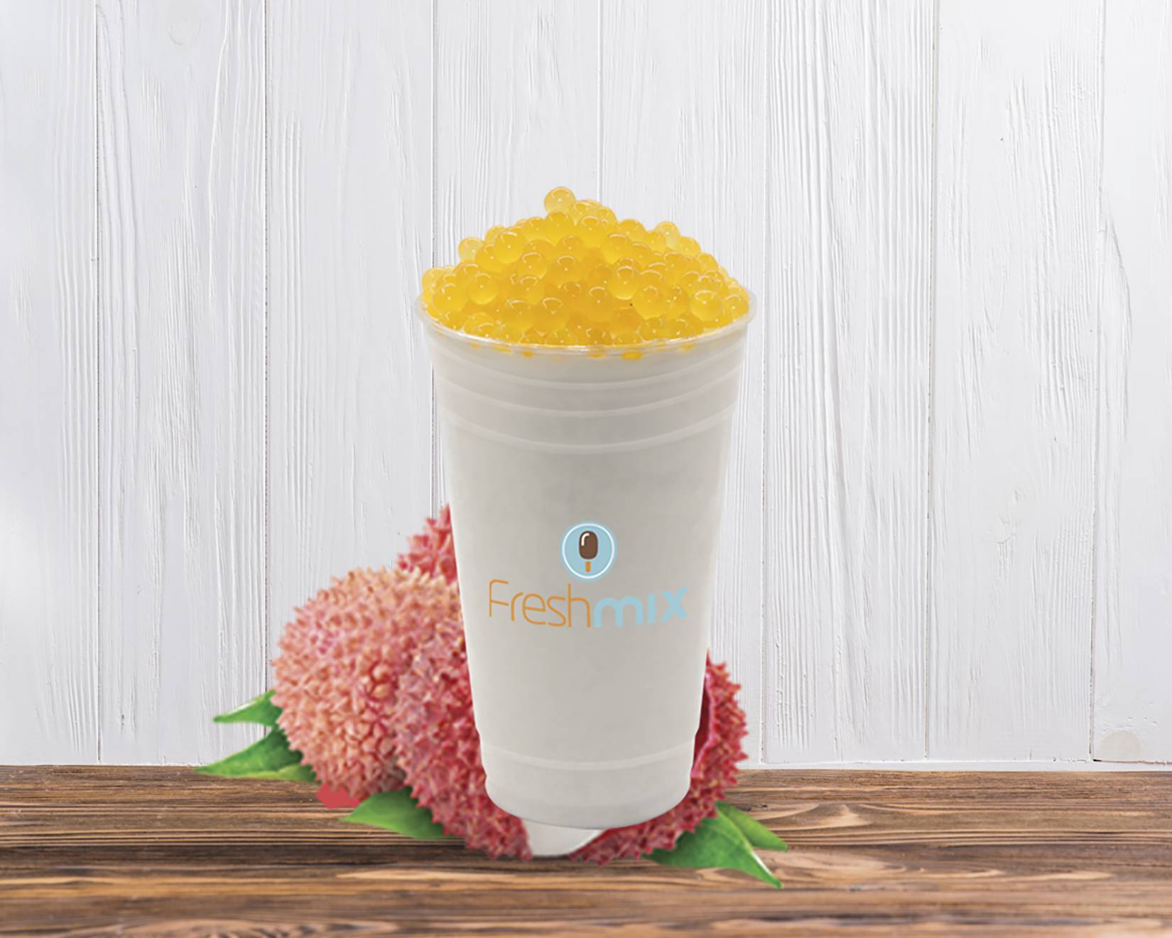 Bubble Frappe Lychee