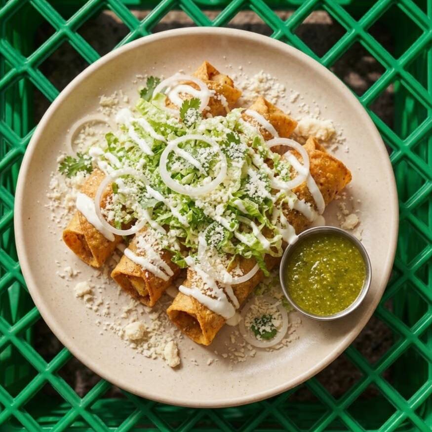 Tacos Dorados de Papa