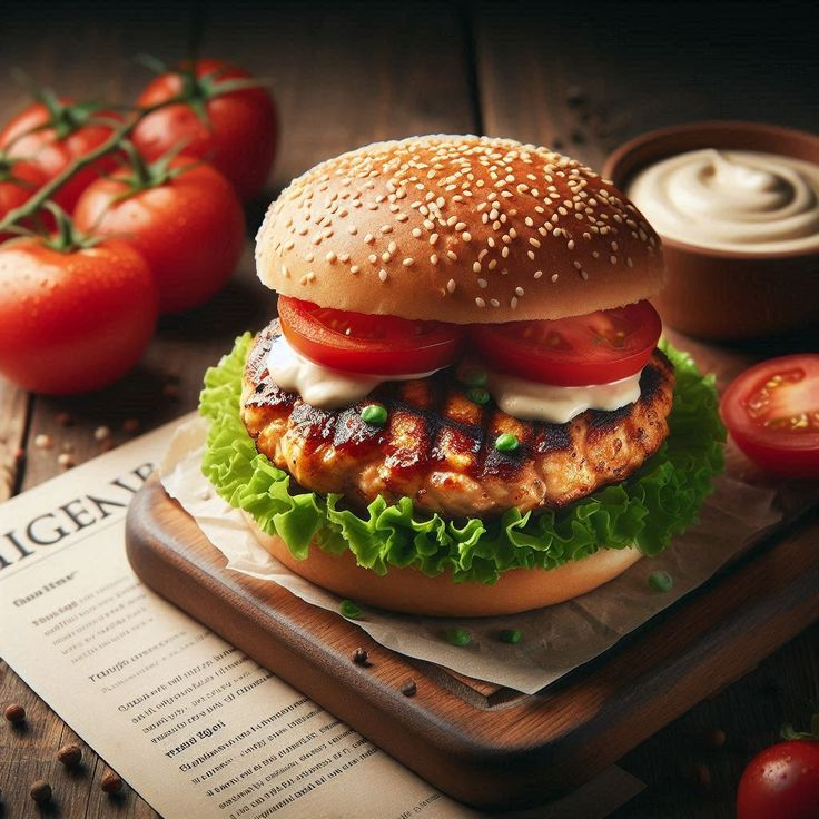 Hamburguesa con Quesillo