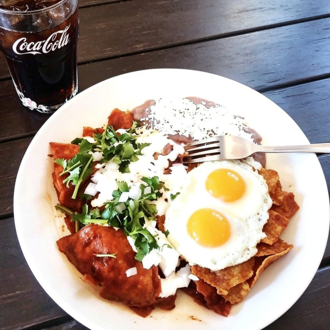 Chilaquiles con Huevo