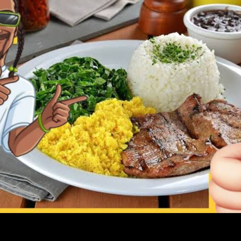 Arroz, Feijão, Carré à Mineira, Couve e Farofa