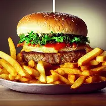 ALLIS BURGUER MUY DOBLE CON PAPAS