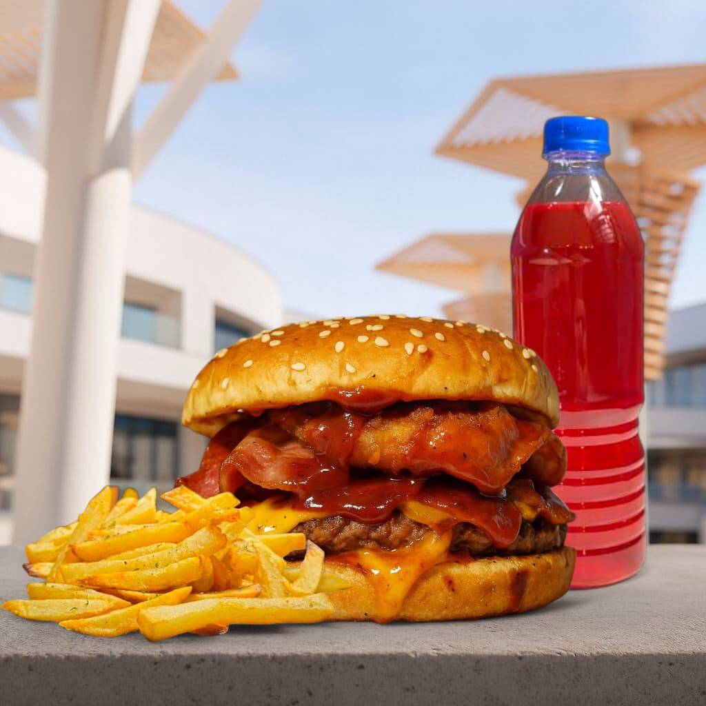 Combo Turbo Bacon ¼ De Libra - 🍔+🍟+🥤