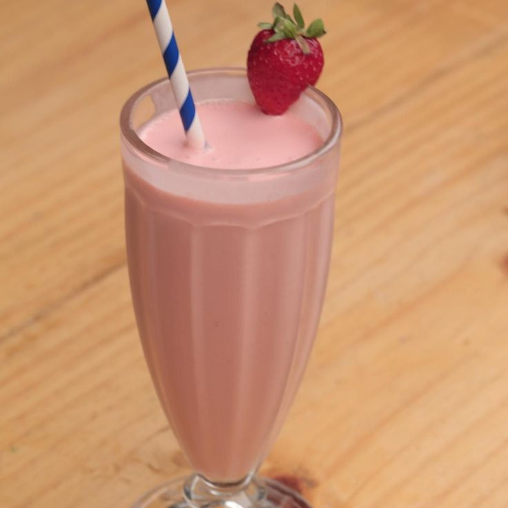 Malteada de Fresa