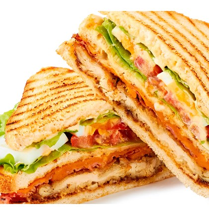 Sándwich Queso Fundico y Tomate