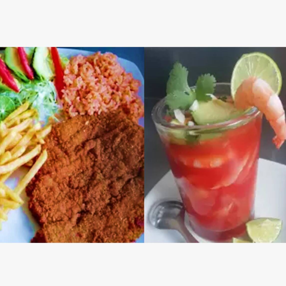 Combo: Delicioso Filete 🐟 y Coctel Camarón 🦐