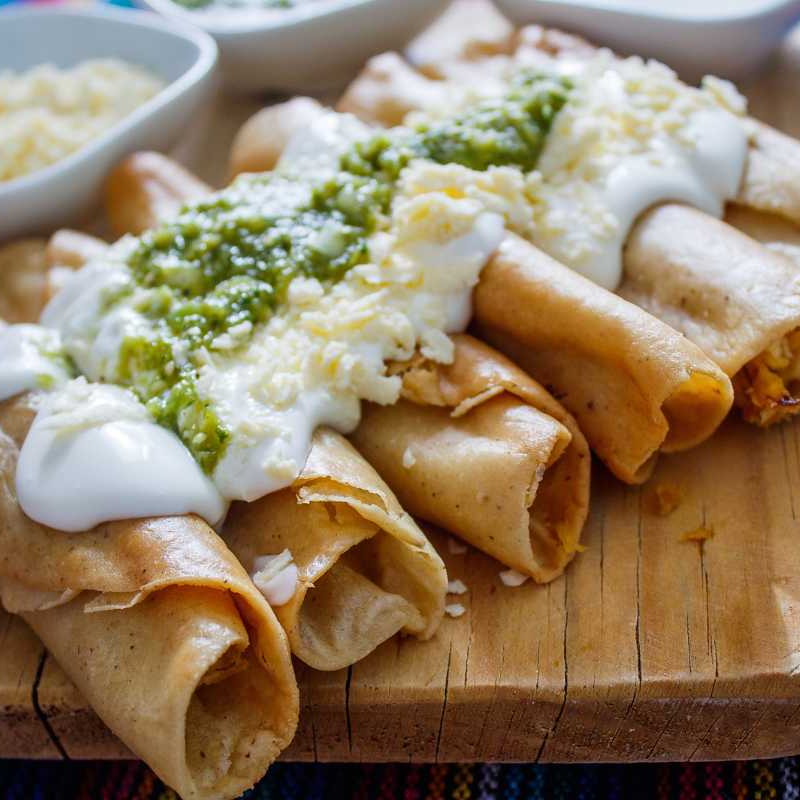 Orden de Tacos Dorados