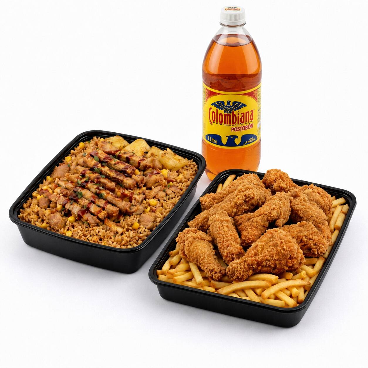 Combo Familiar Arroz Ranchero Alitas Broaster