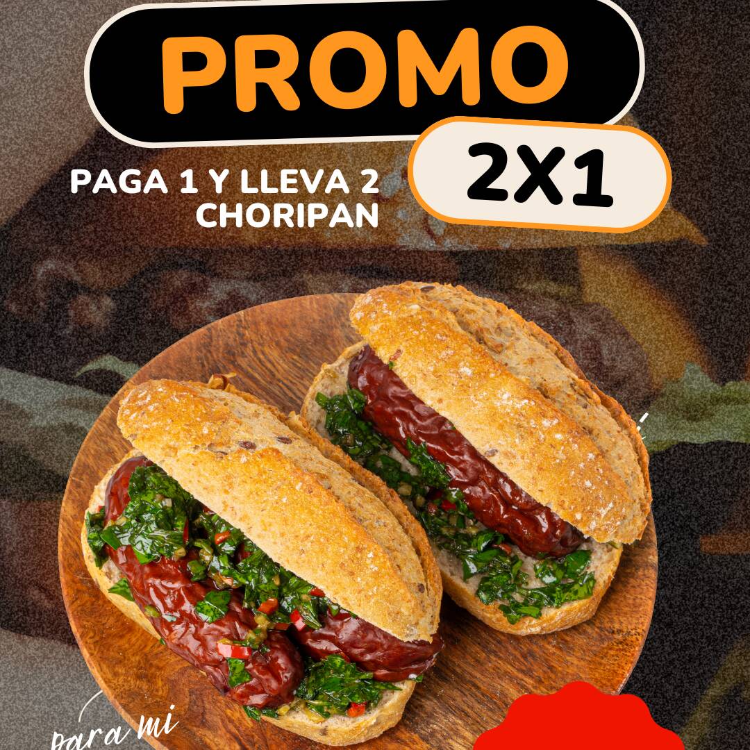 2x1 Choripan