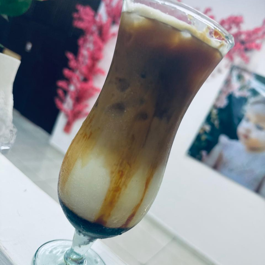 Ice latte caramelo