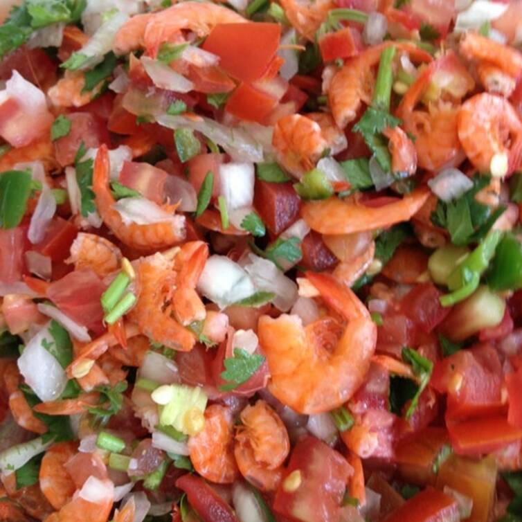 Ensalada Camaron Seco