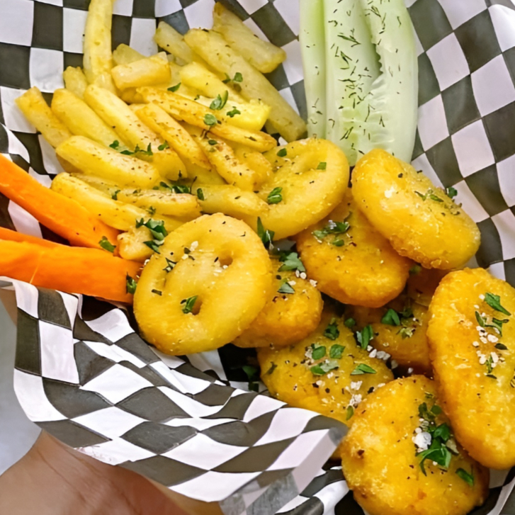 Orden de Nuggets con Papas