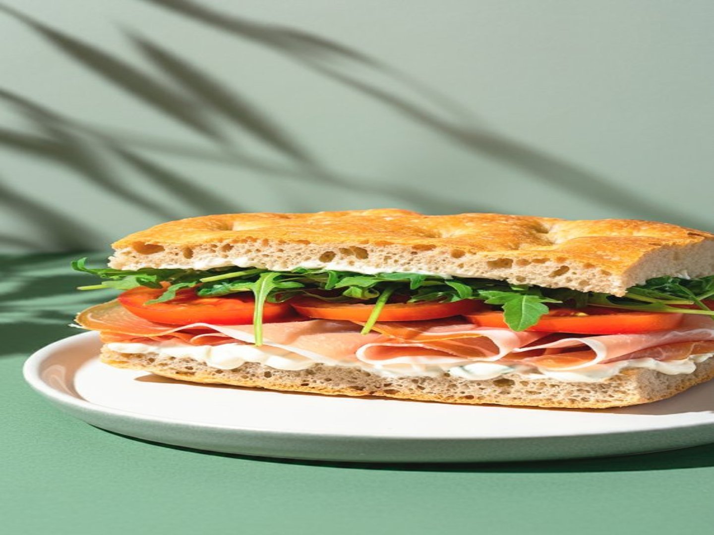 Focaccia Prosciutto & Mayonesa de Ajo