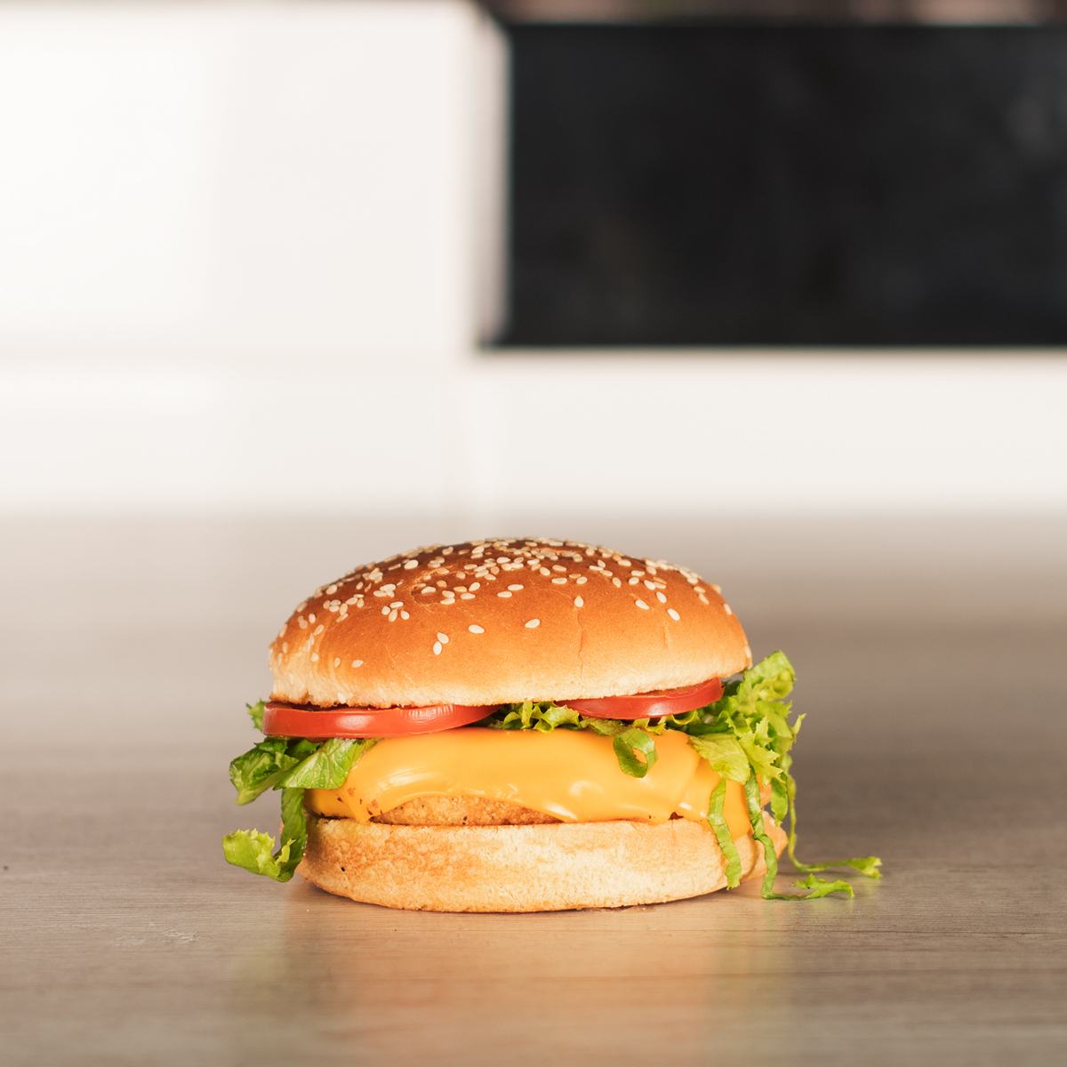 Hamburguesa clásica pollo