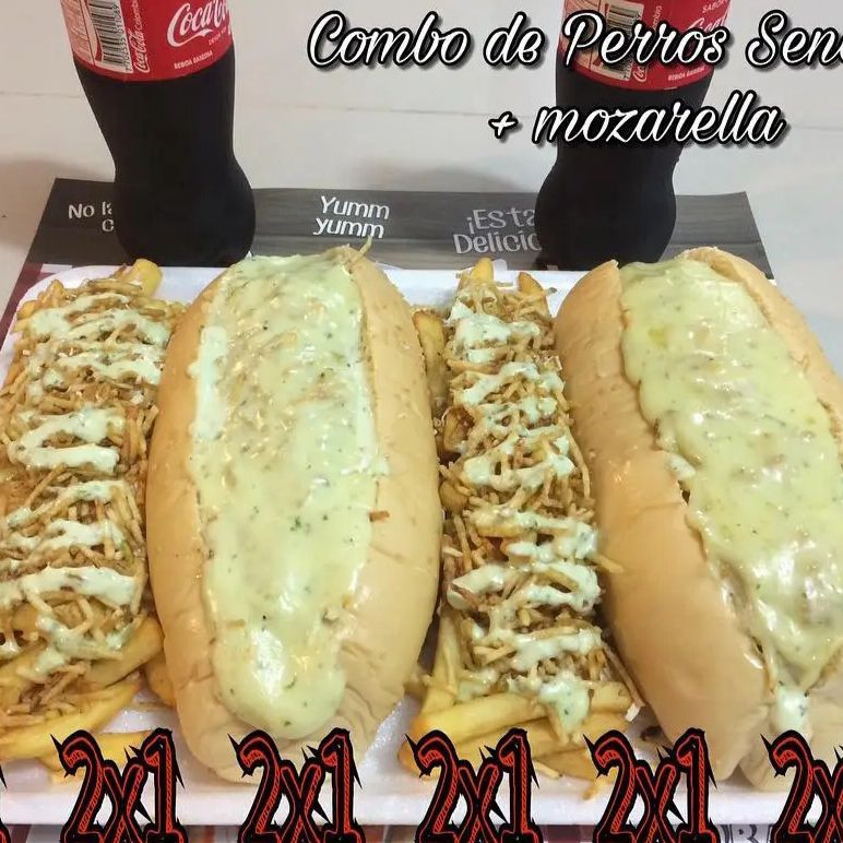 3 Perro Gratinado + 3 Papá Francesas