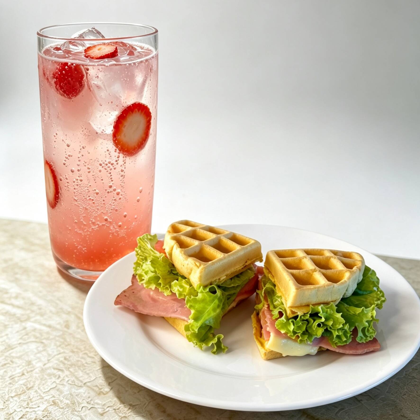 Sandwich Jamón y Queso + Soda