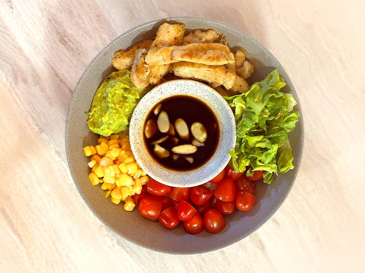 balance snacks and food