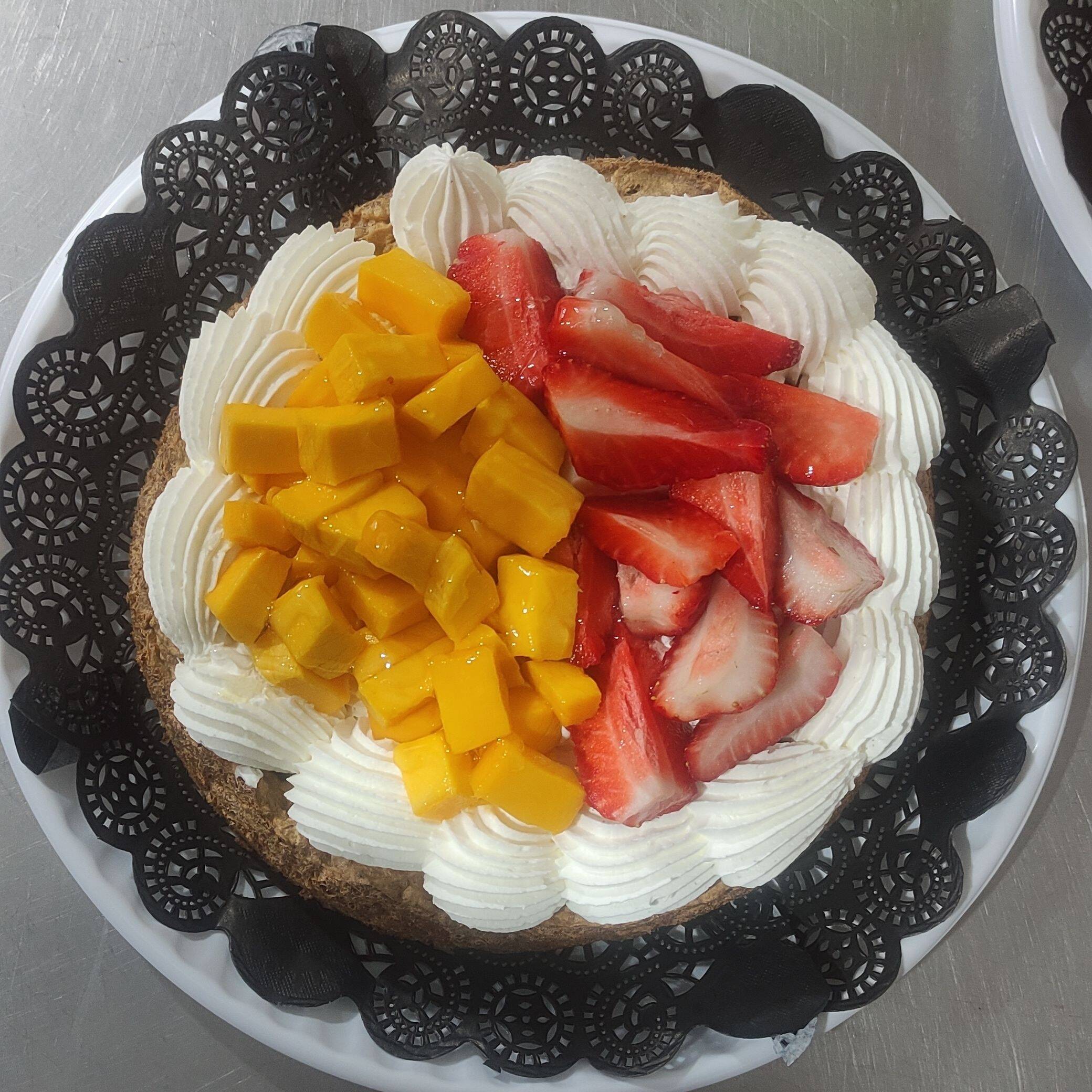 Mostachón Fresa con Mango Grande
