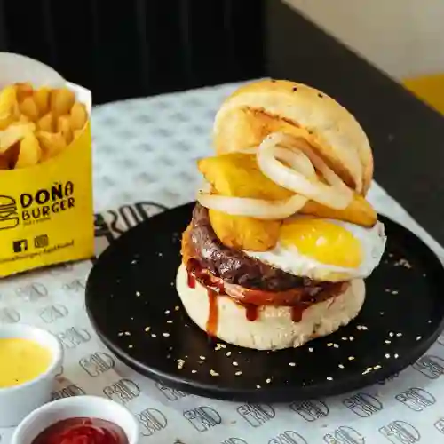 Hamburguesa La Cubana