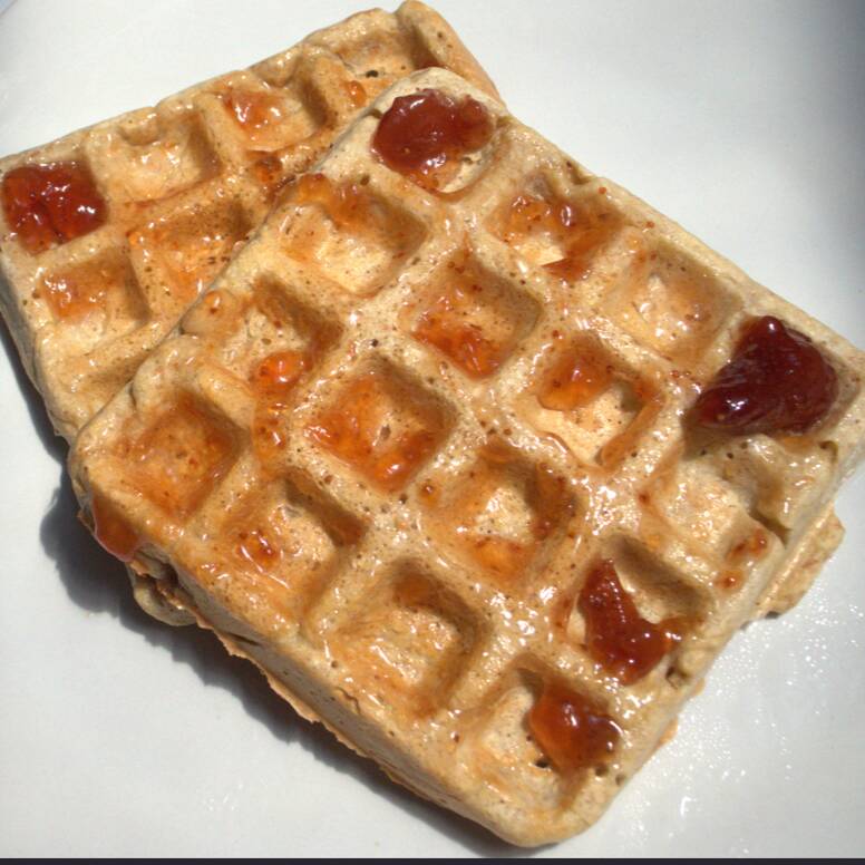 2 Waffles de Avena 1 Topping Untable